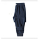 
PANGQIN (PANGQIN) extra large size men's pants fleece autumn and winter style trousers fat plus fat plus larger casual loose pants 9901 black 4XL