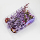 DIY mixed flower box mixed dried flower material package handmade material package home decoration real flowers air-dried natural purple wind flower material dried flower package