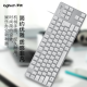 罗技（Logitech） K835有线键盘 机械轴体紧凑设计 游戏办公打字便携键盘 个性朋克键帽 84键 生日节日礼物 【K835青轴】白色