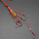 Xu Qixing four sets of 5+ imported Iseni explosive hook fish hook set throwing pole sea pole hook fishing supplies fishing gear No. 10 (4 sets)