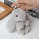 Schoolbag hanging chain women's clothing dead rabbit key chain female cute internet celebrity Korean version student schoolbag hanging bag hanging decoration couple small gift medium gray [pretending to be dead rabbit]
