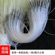Sticky fish net sticky fishing net three-layer sunken net yellow wire net reservoir grass carp thickened wire plastic hanging net crucian carp net 0.32 wire 1.5 high 100 meters long 5.0 finger yellow sunken