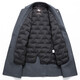 Lomond Woolen Pater Мужская осень и зима Новое двойное шерстяное пальто мужская шерстяная шерстяная пальто Съемная перьевая куртка 88082 серый [длинный стиль] 175/л.