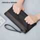 Cnoles Herrenkupplungsbeutel große Kapazität Multi-Karten-Position Luxus Münz Brieftasche Mobiler Speichertasche Geburtstagsgeschenk für Freund Ehemann