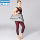 Decathlon (DECATHLON) sports fitness bag lightweight women's simple yoga bag backpack yoga mat bag YOGAC black grey