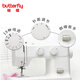 BUTTERFLY A19 household electric multi-functional desktop bass butterfly sewing machine for thick and thin multi-stitch with expansion board