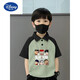 Disney Pure Cotton Polo-Hemd Kurzärärmelte T-Shirt für Kinder Sommer Neue mittelgroße Kinder LOSSEN LOSSEN TOPPE