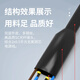 HKN广东海康国标光电复合缆带电源线一体线2芯光纤跳线综合线SC电信级成品皮线室外监控安防工程光缆 【2芯】皮缆综合线100米【无氧铜】0.5mm