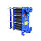 Plate heat exchanger steam boiler bath hydraulic oil water cooling heat exchange industrial plate exchange stainless steel cooler BR0.40 50 square meters