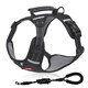 Bei Chuzhong Dog Rope Vest Type Dog Leash Harness Shiba Inu Leash Medium and Large Dog P Rope Dog Leash Anti-Escape M Recommended 15-28 Jin Jin equals 0.5 kg for dogs. Free 1.5 meter reflective round rope, explosion-proof, comfortable package, portable