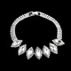 
ShiJUN (SHIJUN) Bridal Jewelry Wedding Jewelry Set Three-piece Set Brightening Rhinestone Zircon Angel Tears Drop Necklace Earrings 501+838 Necklace Earrings Bracelet