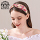 Royal sasa royal salsa hair accessories fabric floral wide-brimmed hair hoop hairpin cross headband temperament hair cave fashion face wash headwear