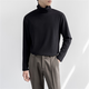 Xinghelai black turtleneck bottoming men's autumn and winter German velvet T-shirt long-sleeved trendy slim top high-end warm men's inner wear single piece * black * turtleneck XL