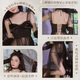霏慕婚纱套装情趣内衣花嫁纯欲新娘制服性感床上战袍秋冬睡衣6630 纯爱新娘黑[头纱+连衣