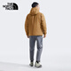 The North Face down jacket men's 600-fill goose down filled waterproof outdoor versatile warm autumn new | 83UM 173/geological brown XL /180