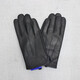 Genuine leather gloves for men and women in autumn and winter plus velvet and thickened warm deerskin gloves for riding and driving motorcycles thin style black thin style (L)
