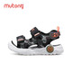 Shepherd Boys Kleinkindschuhe 2025 Sommer Neue Soft-Sole Anti-Rutsch-Babysandalen Zehen Anti-Kollision Leichte Kinderschuhe Camouflage Orange 26 Schuhe Länge 16,5 cm
