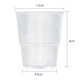 Baiji aviation cup 230ml disposable cup thickened business cup hard plastic space cup disposable aviation cup 25 pieces