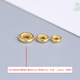 Jiaren Decoration S925 Silver Gold Plated Groove Spacer Spacer Wenwan Bracelet Chain Accessories Coconut Diy Passion Star Moon Bodhi DIY Accessories S925 Silver Gold Plated 6*1mm Groove Spacer-Single