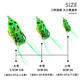 Femtosecond Thunder Frog Luya Bait, three large, medium and small, equipped with long-range bionic frog, black fish bait, black fish special killing Lua fake bait