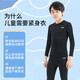 李宁（LI-NING）儿童速干衣运动套装篮球足球训练服紧身衣男女跑步羽毛球服