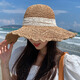 微光里 蕾丝渔夫帽女夏季海边沙滩法式草帽遮阳凉帽太阳帽子大帽檐夏季 蕾丝渔夫帽【米色】 均码