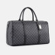 Xuanyan travel bag for men and women large capacity short-distance travel business trip luggage bag trendy black plaid handbag shoulder bag plaid hand luggage bag [black plaid large size]