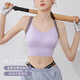 Meiya Pilates Sports Vest Underwear Women's Shockproof Bra High-Strength Anti-Dropping Yoga Beautiful Back Wearing Fitness Bra Purple M [Suggested 105-120Jin [Jin equals 0.5 kg]]

