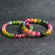 Tourmaline bracelet Brazilian natural candy ladies couple single circle bracelet old mineral loose bead color 10mm candy tourmaline bracelet