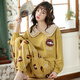 Yalu Pajamas Spring et automne à manches longues célébrités 2025 Nouveaux vêtements d'automne et de vêtements d'hiver OY691C M (adaptés au poids 80100jin [Jin est égal à 0,5 kg]))