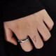 Mansheng lettering knight ring men's trendy opening adjustable men's single ring trendy men's index finger ring internet celebrity tail ring