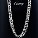GsunG platinum necklace men's PT950 new Xiping chain atmospheric platinum horsewhip chain wide tank chain men's necklace priced by gram contact before bidding