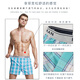 BXMAN Summer Loose Men's Underwear Men's Boxer Pure Cotton Woven Aro Pants Pajamas EW550015 XL