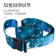 Travel trolley suitcase luggage packing strap suitcase checked strap thickened wear-resistant one-word packing strap suitcase strap fixed strap business trip abroad train airplane travel supplies blue