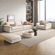
Dipu Cream Style Technology Cloth Sofa Living Room Simple Small Apartment Extra Large Sit Deep Direct Cat Crack Sailboat 671 Sofa 1.8m LM Cat Crack + UTTP Honeycomb Sex Cotton