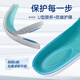 ORHUIHIN badminton sports insoles for men, high elasticity, shock absorption, deodorization, breathability, non-slip foot protection, victor Yonex, suitable for women, shock absorption and pressure reduction, 2 pairs, size 4142, can be cut