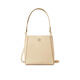 TORY BURCH TB women's bag Tang Li Baiqi's new women's MCGRAW medium-sized deformation bucket bag one-shoulder crossbody bag women's bag cheese white 158499 724