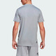Adidas kurzärärmiges T-Shirt für Männer 2025 Sommer Sportswear Fitness Training Sweatshirt, das atmungsaktive halbe Ärmeln läuft, HB9194 Gray M empfohlen 135-155Jin [Jin ist 0,5 kg]