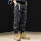 Berühmte schwarze Jeans Männer losen lässigen Harem Hosen Herren-Hosen Jungen große Sommer trendige lange Hose Black 36 [170-185jin [Jin gleich 0,5 kg]]]