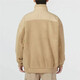adidas Adidas Cotton Jacket Men's 2024 Autumn New Sportswear Lambskin Warm Windproof Jacket Cotton Jacket Light Khaki/HP1391/Lambskin S/175/92A