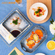 雅誠德（ARST）水波石墨乔迁新居家用简约餐具北欧轻奢激变石纹浮雕碗碟套餐组合 时尚小汤勺2只装【高档陶瓷】