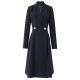 Roeyshouse Originalmantelkleid Frühling neuer Stil intellektueller ol roter schlanker Anzug Pendelrock 6187 Marine Blue 2xl