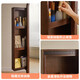 Ruifan Nordic solid wood dressing mirror living room rotating full-body mirror floor-standing home mirror bedroom storage makeup fitting mirror