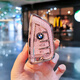 BMW 5 Series Key Cover 325 Cable 3 Series 1 Series 530 Blade 12354 Car 525 Women's 3 Protective Case B Crystal White Diamond Label Bow