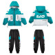 Shangbi Cool Children's Clothing Boys and Girls Suits Spring Clothes 2021 New Style Western Handsome Medium and Large Children's Jackets and Pants Two-piece Set Little Boy Clothes Autumn Internet Celebrities Fashionable Korean Version Trendy Black Green Two-piece Set 140 Sizes