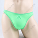 Ye Zimei men's ice silk underwear sexy transparent thong men's low-waist briefs men's temptation U-convex breathable sexy underwear one size flesh color