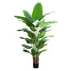 Weiou simulated green plants, high-end light luxury living room, fake plants, indoor potted plants, large decorative ornaments, bird of paradise simulated flowers, 1.4 meters bird of paradise<+white round bottom flowerpot&g