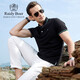 
Raidy Boer/Redy Boer Summer New Product Men's Business Casual Lapel Short Sleeve T-Shirt 7036 Red 165/46/S