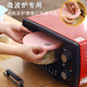 Horno de microondas yimaika de caja de frescura especial de frescura tazón redondo de frescura con tapa de lonchera de plástico engrosado para estudiantes, lindo juego rosa de cuatro piezas (gigante + especial + grande + pequeño): [sin set de 4 piezas