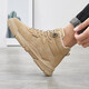 Warrior cotton shoes for men, thickened velvet, warm Martin boots, casual snow boots WXP(WZ)-0167 Khaki 42